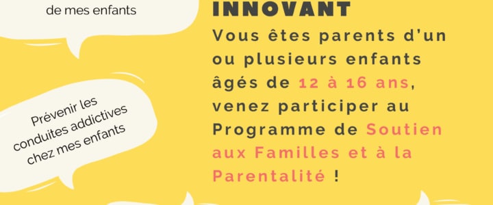 Programme de soutien aux familles et à la parentalité – première édition (2020)